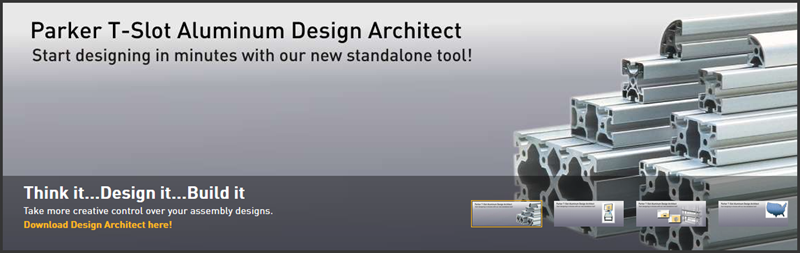 Parker T-Slot Aluminum Design Architect
