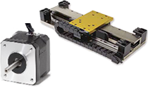 A stepper motor and a linear motor