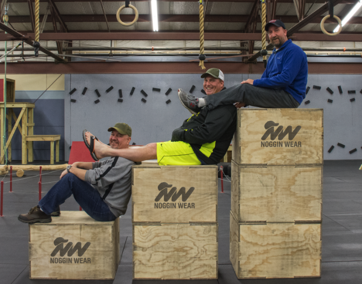 Chris, Scott and Bob, Nogginwear Founders