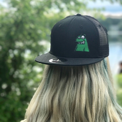 Don Mathias Oliver Monster Flat Bill Hat Don Mathias Oliver Monster Flat Bill Hat