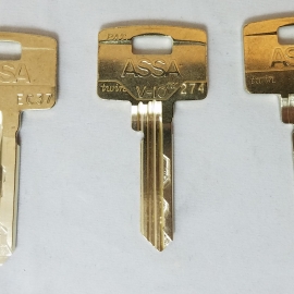 Assa Airteq Blank Key- Keyway V10-274