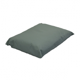 CORNERSTONE SEWN GREEN VINYL PILLOW 20X26