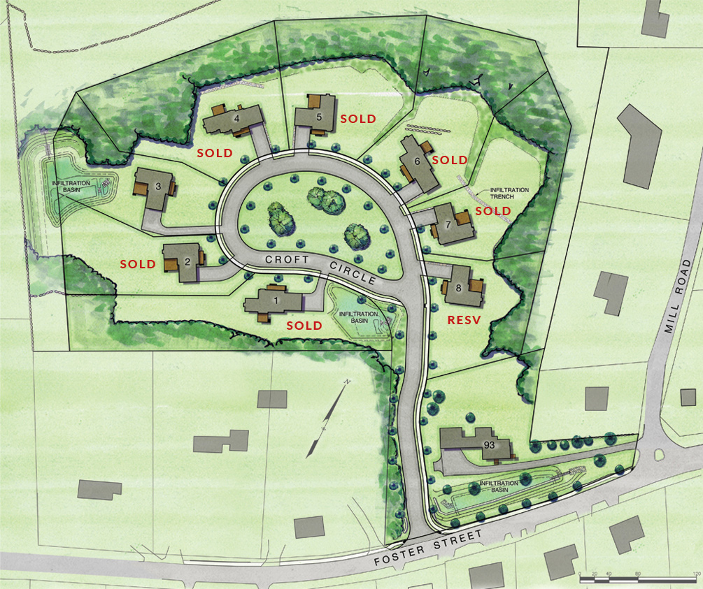 Croft Common Littleton Site Map April 2021