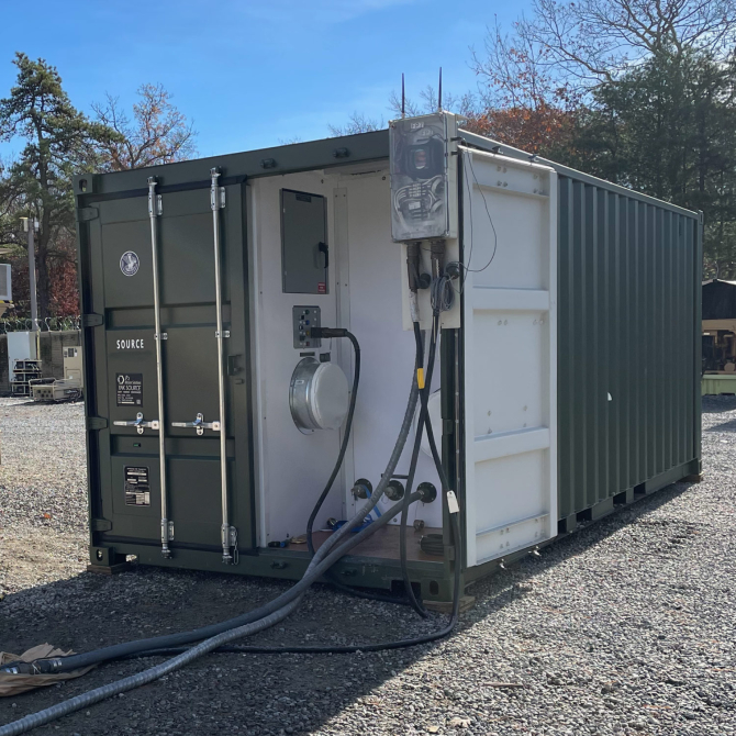 P2 Mission Solutions (P2MS) - 3K Gallon Containerized ArcticWater Storage - Source and Waste