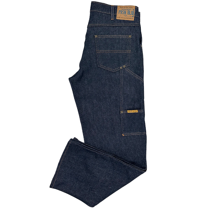 Work Jeans w/out buttons Rigid Blue