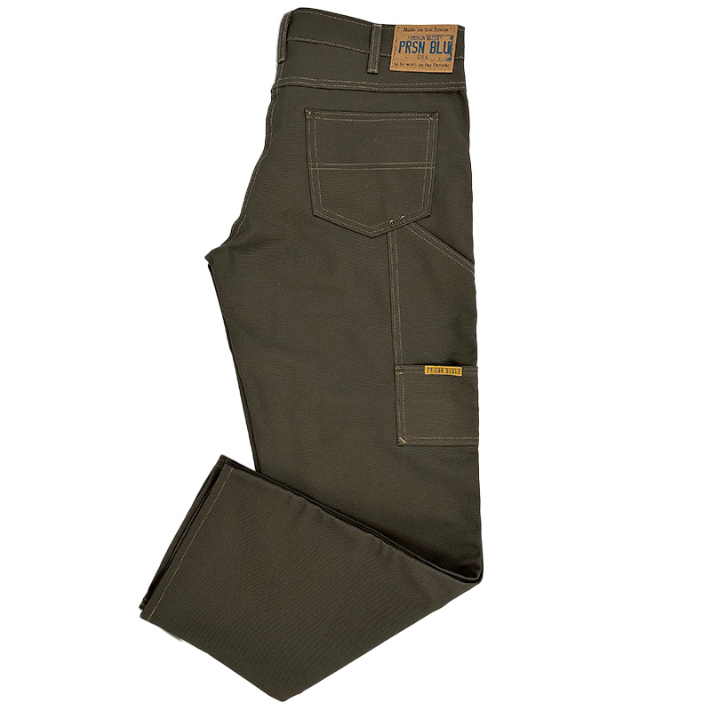 Double Knee Jeans w/out buttons Rigid Olive