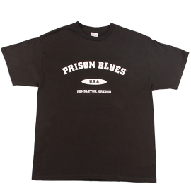 T-Shirt w/White Varsity Blue Logo