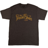 T-Shirt w/Gold Script Logo