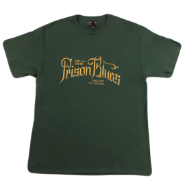 T-Shirt w/Gold Script Logo