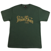 T-Shirt w/Gold Script Logo