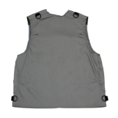 Fishing Vest, Dark Grey, Size Small