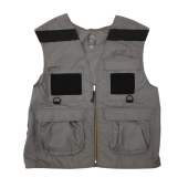 Fishing Vest, Dark Grey, Size M - 5XL