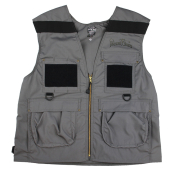 Fishing Vest, Dark Grey, Size M - 5XL
