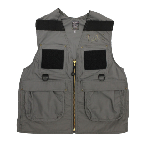 Fishing Vest, Dark Grey, Size Small