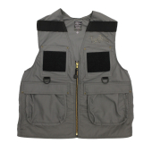 Fishing Vest, Dark Grey, Size Small
