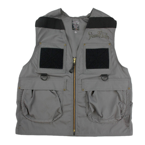 Fishing Vest, Dark Grey, Size Small