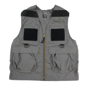 Fishing Vest, Dark Grey, Size Small