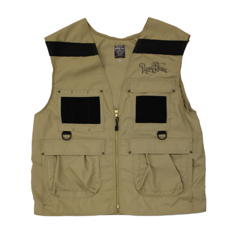 Fishing Vest, Khaki, Size M - 5XL