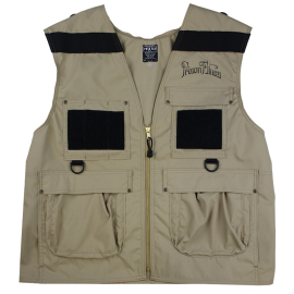 Fishing Vest, Khaki, Size M - 5XL