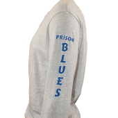 Long Sleeve T-Shirt w/White and Royal Blue Prison Blues