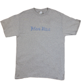 T-Shirt w/Brilliant Silver and Royal Blue Metal classic Logo