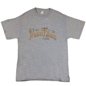 T-Shirt w/Gold Script Logo