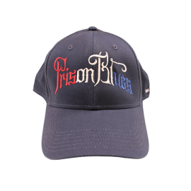 Navy Baseball Cap w/RWB Script Logo Navy Baseball Cap w/RWB Script Logo