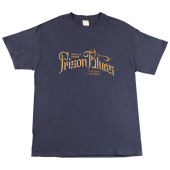 T-Shirt w/Gold Script Logo