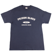 T-Shirt w/White Varsity Blue Logo
