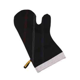 Oven Mitt Rinsed Black with Hickory - RWB Stitching