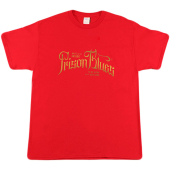 T-Shirt w/Gold Script Logo