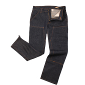 Women's Mid-Rise Double Knee Jeans w/out buttons Rinsed Blue