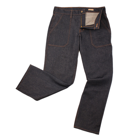 Women's Mid-Rise Utility Jeans Rinsed Blue