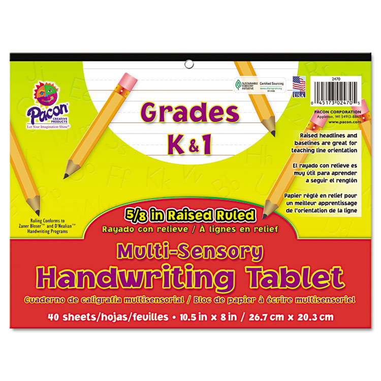Multi-Sensory Handwriting Tablet, 5/8