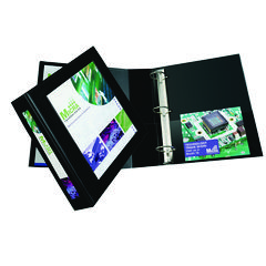 SKILCRAFT Framed Slant-D Ring View Binder, 3 Rings, 3