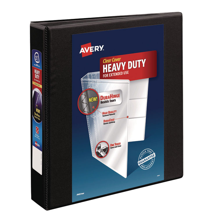 Heavy-Duty View Binder With Durahinge And One Touch Ezd Rings, 3 Rings, 1.5