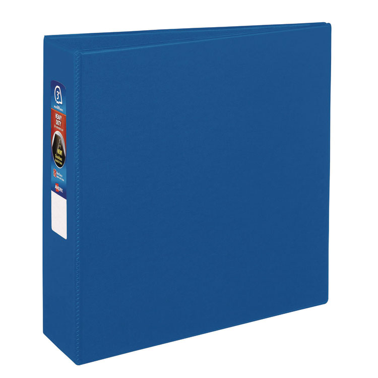 Heavy-Duty Non-View Binder With Durahinge And Locking One Touch Ezd Rings, 3 Rings, 3