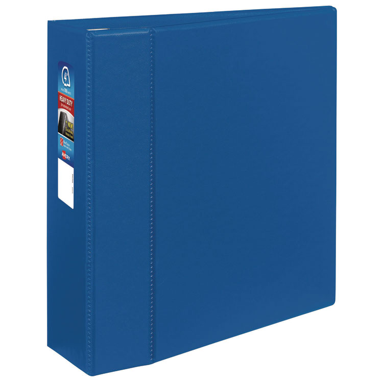 Heavy-Duty Non-View Binder With Durahinge And Locking One Touch Ezd Rings, 3 Rings, 4