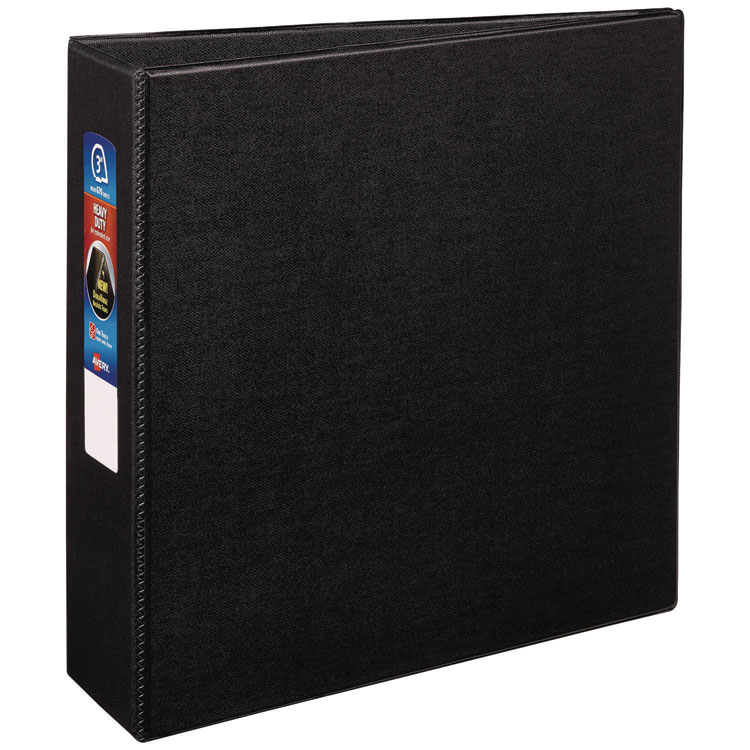 Heavy-Duty Non-View Binder With Durahinge And Locking One Touch Ezd Rings, 3 Rings, 3