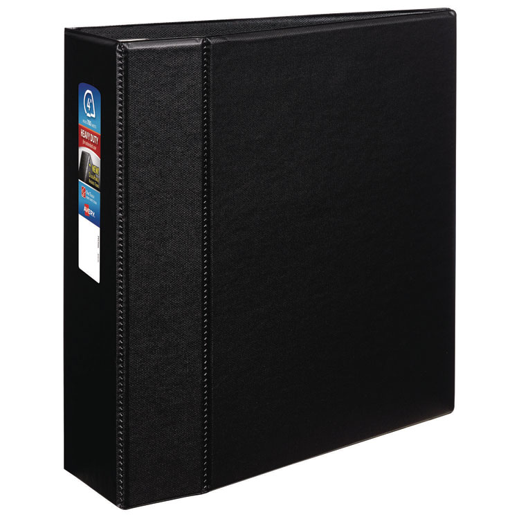 Heavy-Duty Non-View Binder With Durahinge And Locking One Touch Ezd Rings, 3 Rings, 4