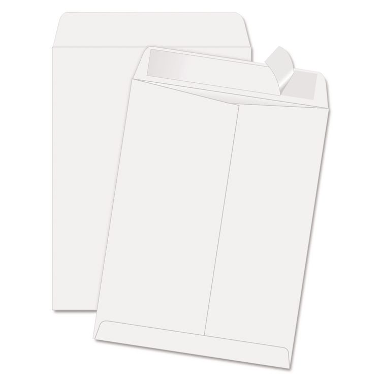Redi-Strip Catalog Envelope, #14 1/2, Cheese Blade Flap, Redi-Strip Adhesive Closure, 11.5 x 14.5, White, 100/Box