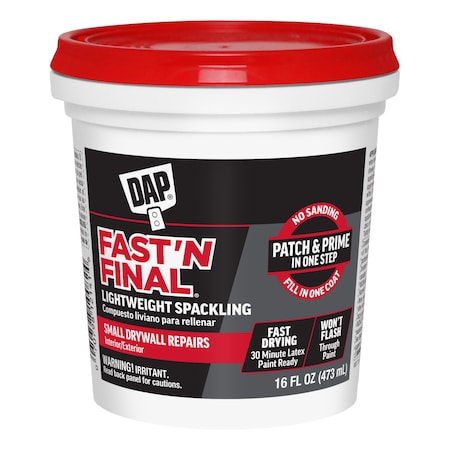 FASTN FINAL Dap Fast N Final Lightweight Spackling
