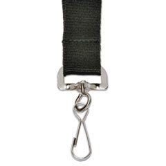 SKILCRAFT Nylon Strap Lanyard, Metal J-Hook Fastener, 36