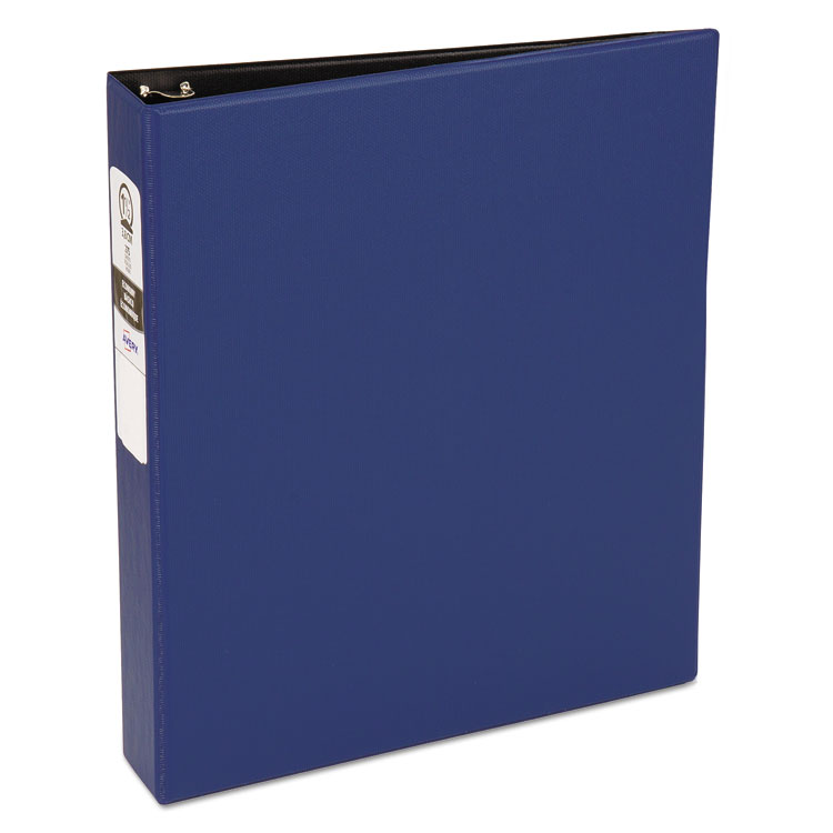 Economy Non-View Binder With Round Rings, 3 Rings, 1.5