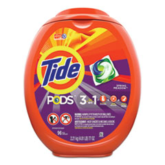 DETERGENT PODS; SPRING MEADOW; 96/TUB