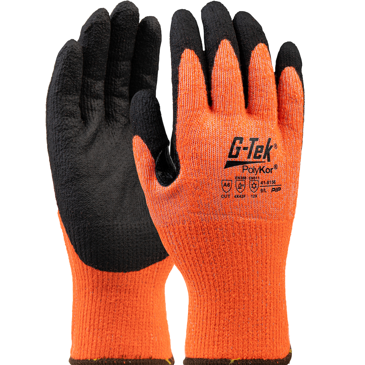 Seamless Knit Single-Layer PolyKor® / Acrylic Blend Glove with Nitrile Foam Grip on Palm &, Fingers  Touchscreen Compatible