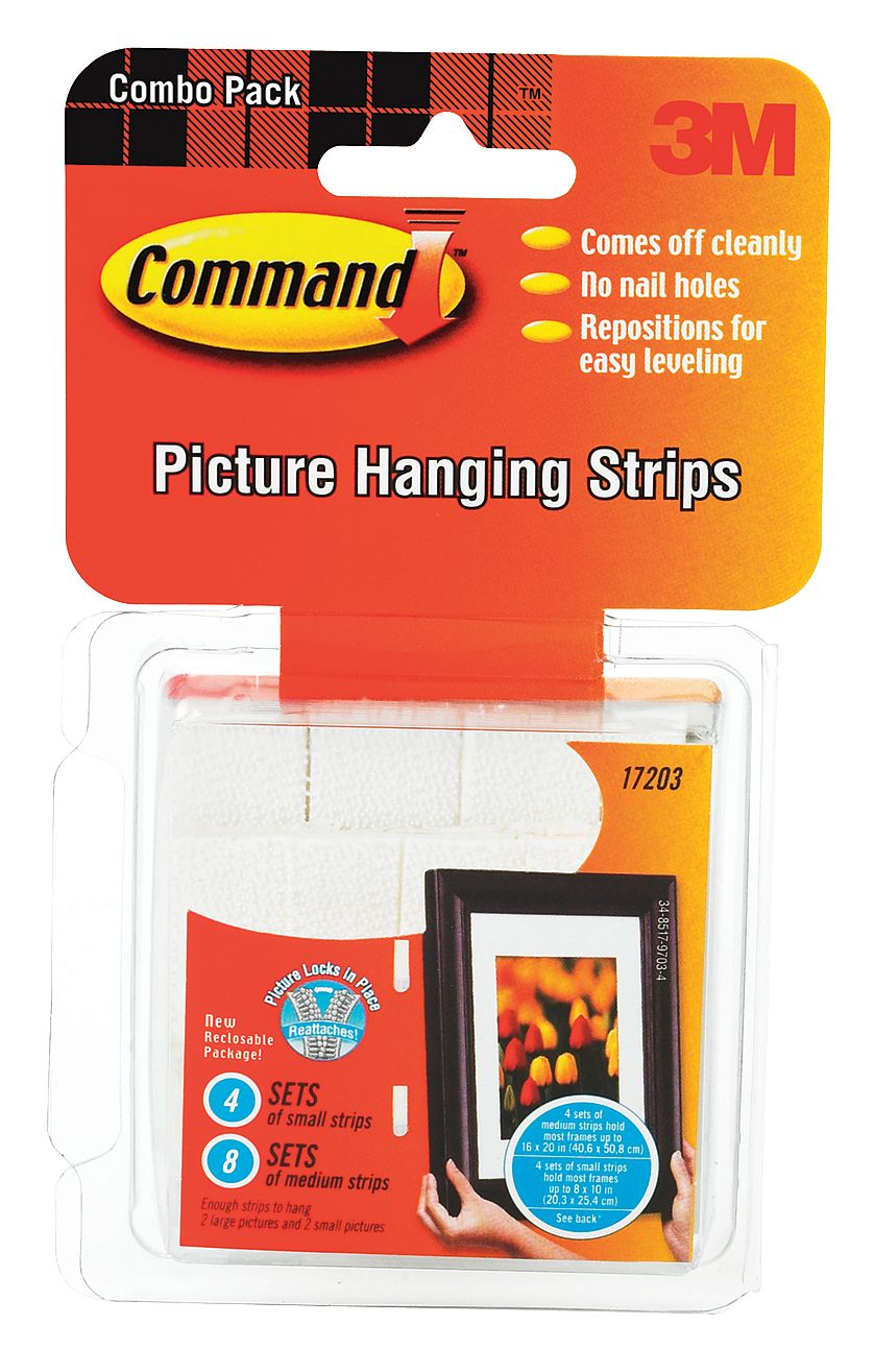 COMMAND SMALL AND MEDIUM PICTURE STRIPS