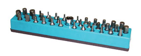 1/4 37 PC HEX BIT ORG BLU