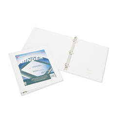 SKILCRAFT Framed Slant-D Ring View Binder, 3 Rings, 1.5