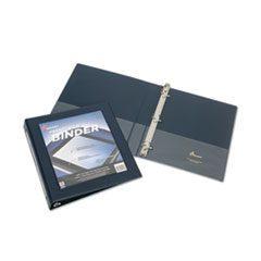 SKILCRAFT Framed Slant-D Ring View Binder, 3 Rings, 1